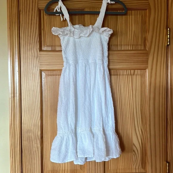 Japna women’s size XS white 100% cotton dress. Worn once - Picture 3 of 6